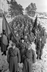 Героический 245-й ордена Красного Знамени стрелковый полк в походе. СССР. 1939 – 1940 гг. Фот. В.А. Темин. Арх. № 0-127184-ч/б