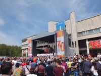 Сотрудники РГАКФД приняли участие в параде, посвященном 70-летию Великой Победы