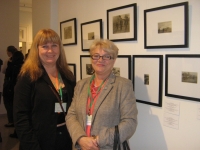 Главный консультант фестиваля Н.П. Тарасова и директор РГАКФД Н.А. Калантарова на открытии выставки