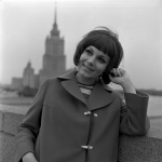 Актриса В. А. Малявина.  г. Москва, 1970 г.  Арх. № 1-115392 ч/б