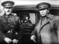Генерал Лукач (Мате Залка) и советский военный советник П.И. Батов. Испания. 1936-1937 гг. РГАКФД