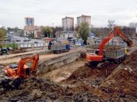 начало строительства корпуса РГАКФД роем котлован