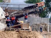 стройка нового корпуса РГАКФД подготовка фундамента