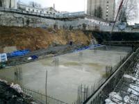 заливка фундамента нового корпуса РГАКФД