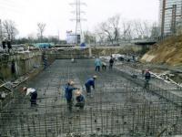 подготовка фундамента корпуса РГАКФД