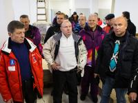 Заместитель председателя правительства РФ Д.Н. Козак (слева), генеральный директор ГМК «Норильский никель» В.О. Потанин (в центре) во время посещения горнолыжного курорта «Роза Хутор». 14.11.2012 г. Россия, Краснодарский край, Сочи, Красная поляна пос.