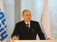 Президент РФ В.В. Путин на открытии Российского международного олимпийского университета.  16.09.2013 г. Россия, Краснодарский край, Сочи.